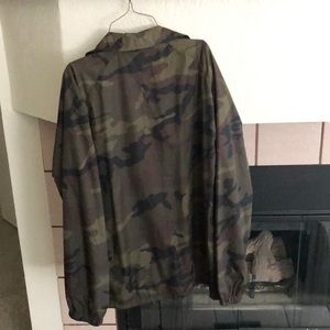 Camo wind breaker from zumiez